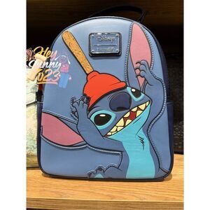 Loungefly Disney Lilo & Stitch Plunger Stitch Mini Backpack